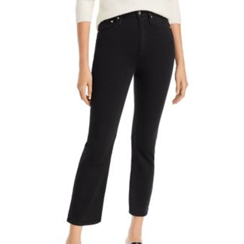 Rag & Bone Casey High Rise Ankle Flare Jeans in Black Women's Size 26 NWT